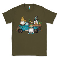 Army Green western gnomes truck sunflowers cactus gemstone leopard glitter serape Classic Tee - Artiststas
