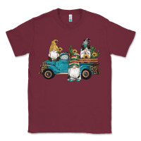 Burgundy western gnomes truck sunflowers cactus gemstone leopard glitter serape Classic Tee - Artiststas