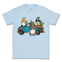 Dusty Blue western gnomes truck sunflowers cactus gemstone leopard glitter serape Classic Tee - Artiststas