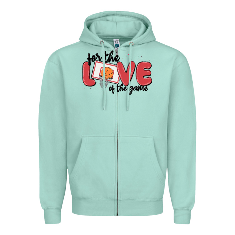 For The Love Of The Game Zipper Hoodie by MaliasSmallBusiness | Teevron