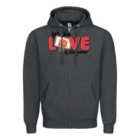 Smoke for the love of the game Zipper Hoodie - MaliasSmallBusiness