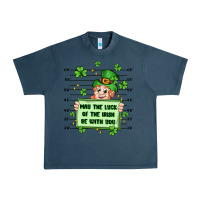 Midnight Navy may the luck of the irish be with you Urban Heavy Tee - Artiststas