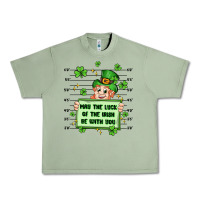 Oil Green may the luck of the irish be with you Urban Heavy Tee - Artiststas