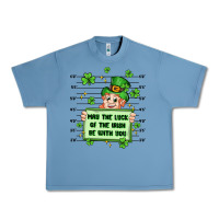 Pebble Blue may the luck of the irish be with you Urban Heavy Tee - Artiststas