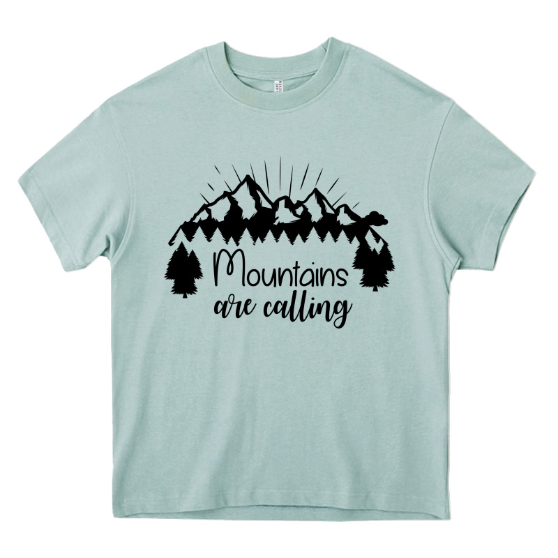 Mountains Heavy Core Tee by Unal Design | Teevron