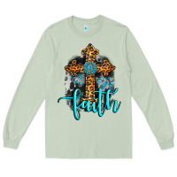 Matcha faith western turquoise Long Sleeve Tee - AdoDesignShop
