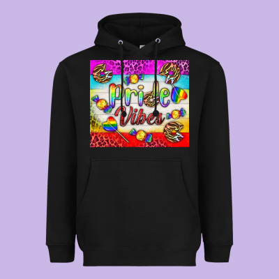 Pride Vibes Lgbtq+ Tumbler Heavyweight Hoodie Designed By Bundleandbundleshop