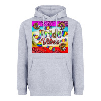 Heather Grey Pride Vibes LGBTQ+ Tumbler Heavyweight Hoodie - BundleAndBundleShop