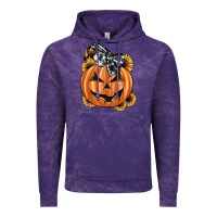 Cloud Purple sunflower pumpkin Vintage Hoodie - JahusDesignShop