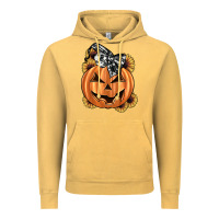 Vintage Mustard sunflower pumpkin Vintage Hoodie - JahusDesignShop