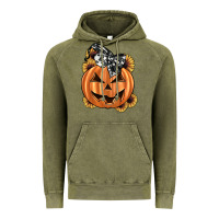 Vintage Olive sunflower pumpkin Vintage Hoodie - JahusDesignShop