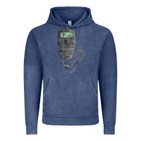 Vintage Denim baseball counter and stopwatch fa element Vintage Hoodie - FaDigitalArtStudio