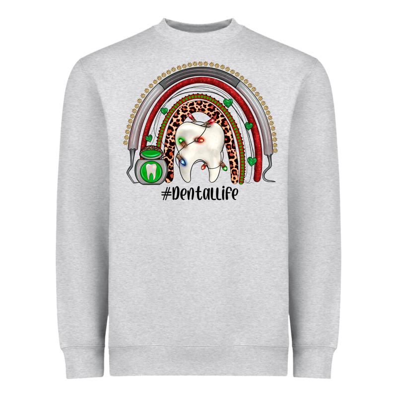 Christmas Dental Life Rainbow Heavyweight Sweatshirt by JahusDesignShop | Teevron