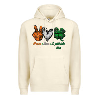 Sandshell peace love st patrick's day Premium Hoodie - Bettercallsaul