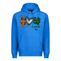 True Royal peace love st patrick's day Premium Hoodie - Bettercallsaul