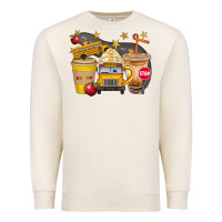 Sandshell School Bus Coffee And Star Bbs Premium Sweatshirt - BundleAndBundleShop