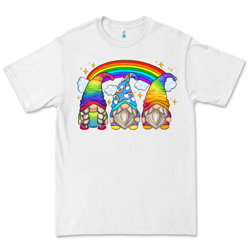 Rainbow Gnomes Premium Tee by Zillion Design Studio | Teevron