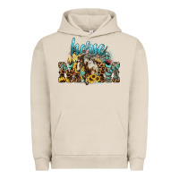 Pigment French Oak Horse Mom Urban Hoodie - HowdyJamesFarm