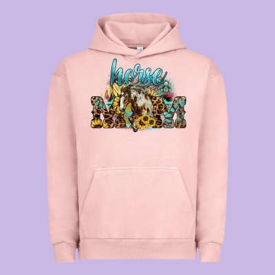 Horse Mom Urban Hoodie Designed By Howdyjamesfarm