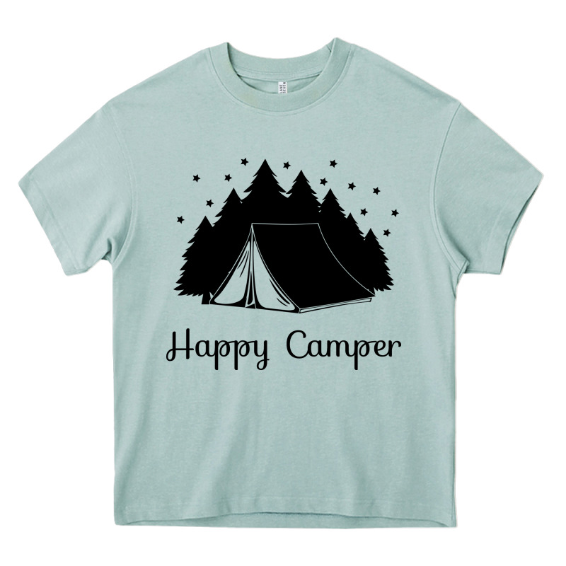 Camping Heavy Core Tee by Unal Design | Teevron