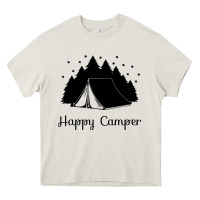 Cream camping Heavy Core Tee - Unal Design