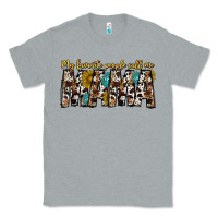 Heather Grey my favorite peoplle call me mama Classic Tee - CowhideDigitalArt