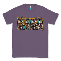 Lavender my favorite peoplle call me mama Classic Tee - CowhideDigitalArt