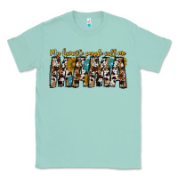 Seafoam my favorite peoplle call me mama Classic Tee - CowhideDigitalArt