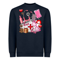 Navy nurse  valentines day love Heavyweight Sweatshirt - AdoDesignShop