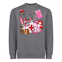 Nurse  Valentines Day Love Heavyweight Sweatshirt | Teevron