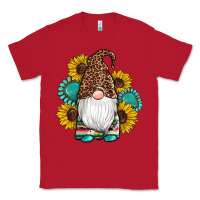 Red western gnomes sunflowers gemstones leopard serape cowhide glitter Classic Tee - Artiststas