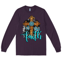 Plum faith western turquoise Long Sleeve Tee - AdoDesignShop