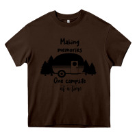 Chocolate Brown making memories Heavy Core Tee - Unal Design