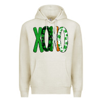 Oatmeal Heather st. patrick's day xoxo Premium Hoodie - Bettercallsaul