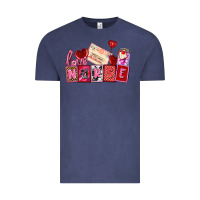 Vintage Denim valentines day nurse Vintage Tee - AdoDesignShop