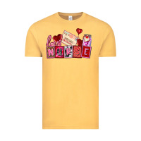 Vintage Mustard valentines day nurse Vintage Tee - AdoDesignShop