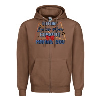 Chestnut future ladies man current mamas boy Zipper Hoodie - MaliasSmallBusiness