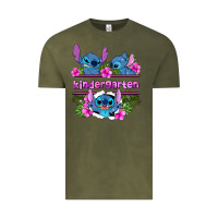Vintage Olive preview flower stitch kindergarten Vintage Tee - AdoDesignShop