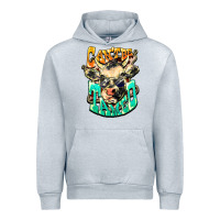 Heather Grey Can't be tamed cow Urban Hoodie - HowdyJamesFarm