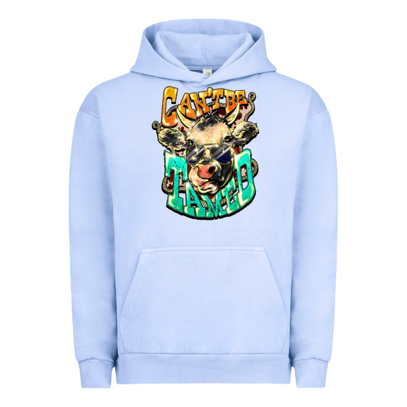 Can't Be Tamed Cow Urban Hoodie by HowdyJamesFarm | Teevron