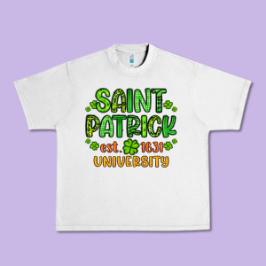 Saint Patrick University Urban Heavy Tee Designed By Artiststas