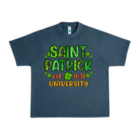 Midnight Navy saint patrick university Urban Heavy Tee - Artiststas