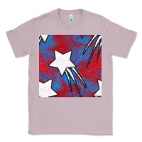 Lilac Glitter 4th Of July Seamless Pattern Classic Tee - BundleAndBundleShop