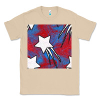 Mushroom Glitter 4th Of July Seamless Pattern Classic Tee - BundleAndBundleShop