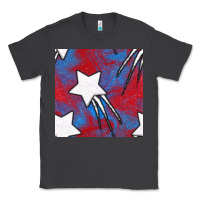 Smoke Glitter 4th Of July Seamless Pattern Classic Tee - BundleAndBundleShop
