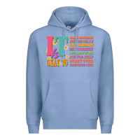 Colony Blue it is okay to Premium Hoodie - JahusDesignShop