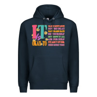 Navy it is okay to Premium Hoodie - JahusDesignShop