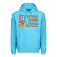 Ocean Blue it is okay to Premium Hoodie - JahusDesignShop