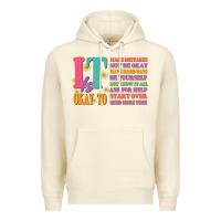 Sandshell it is okay to Premium Hoodie - JahusDesignShop