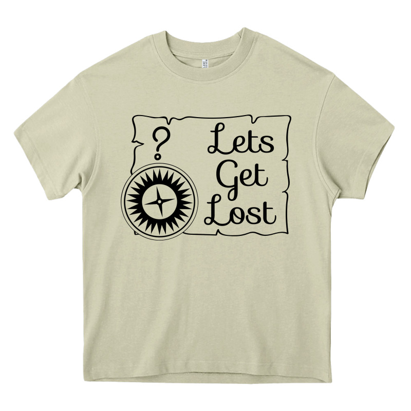 Lets Get Lost Heavy Core Tee by Unal Design | Teevron